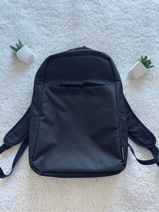 Lenovo Other - Lenovo Black Laptop Backpack with Padded Straps & Front Pocket –‎ New